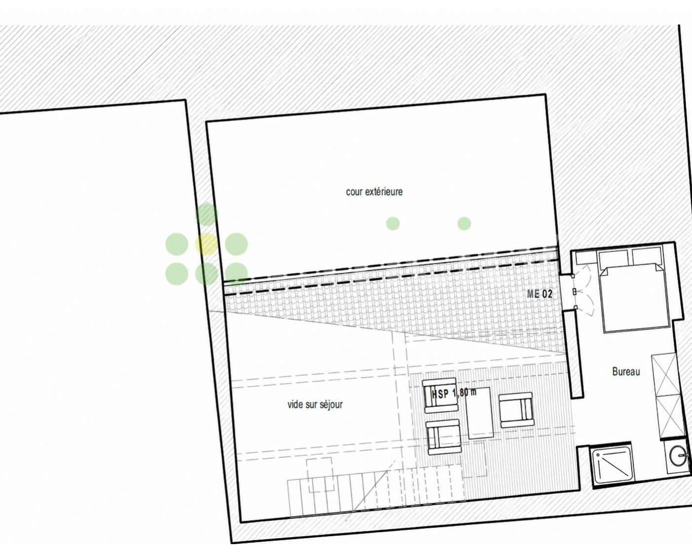 Projection du projet architectural