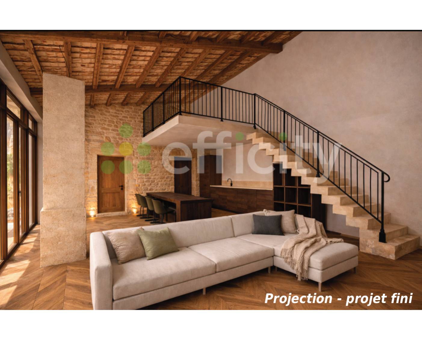 Projet architectural validé de l’appartement